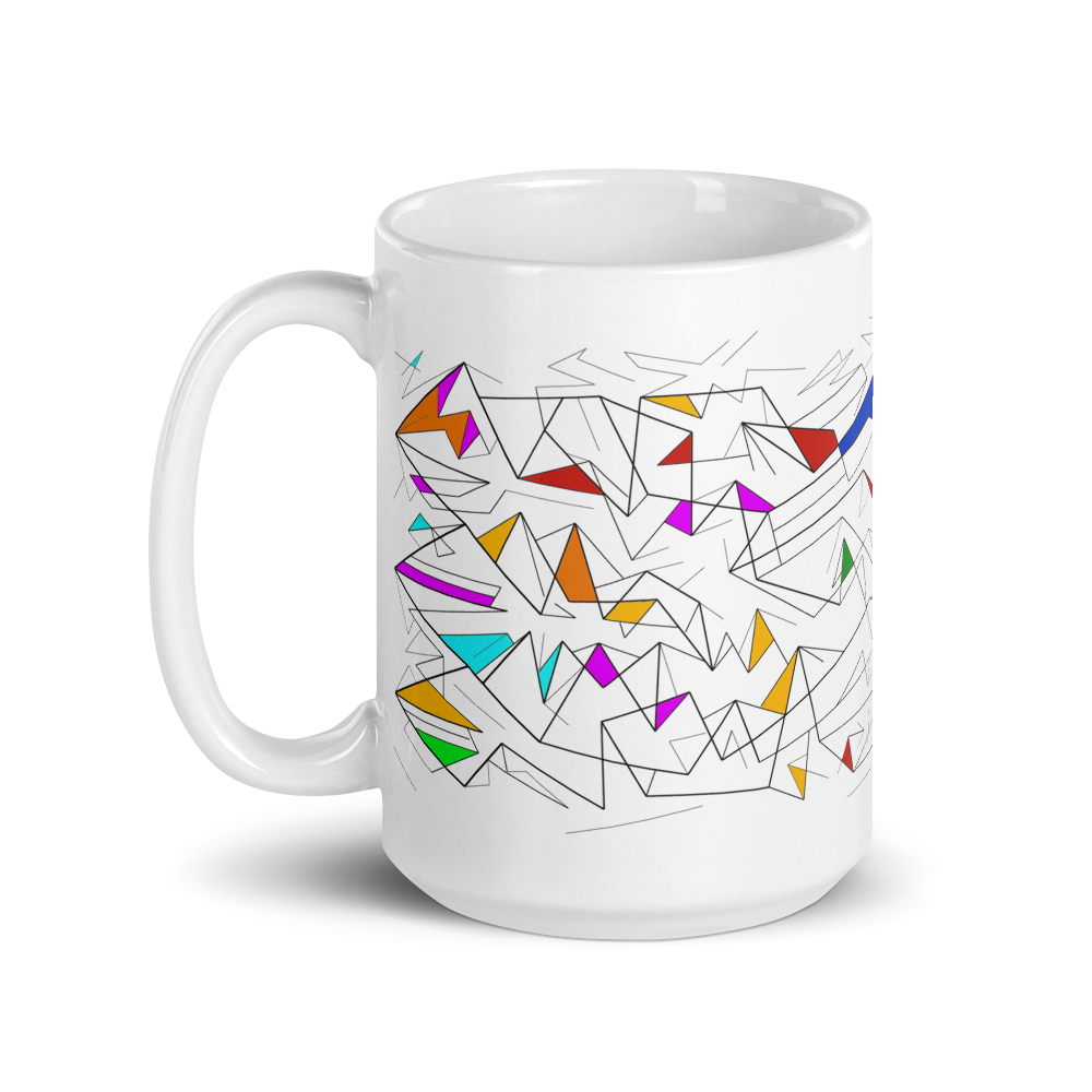 Geo 3 Subtle Color Mug