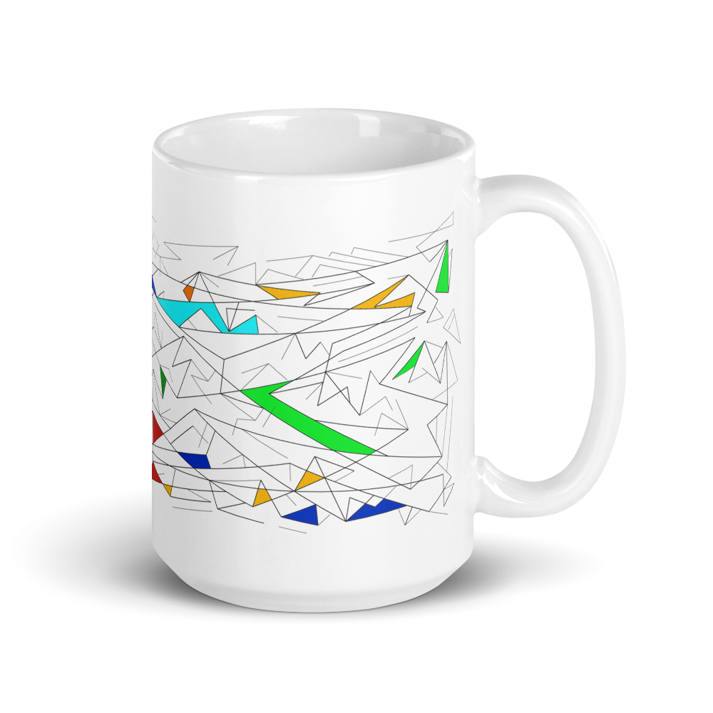 Geo 3 Subtle Color Mug