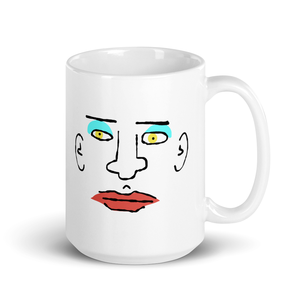 Face with Makeup Mug