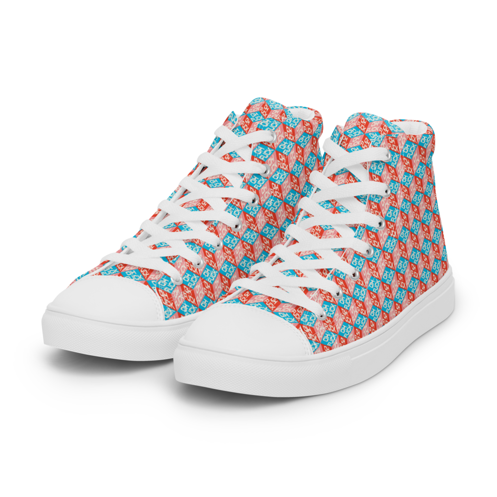Oh F*ck Women’s high top canvas shoes