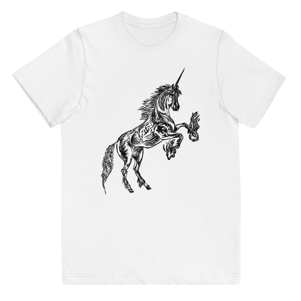 Black Unicorn tee (Youth)